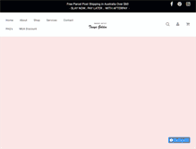 Tablet Screenshot of makeupartisttanyagolden.com